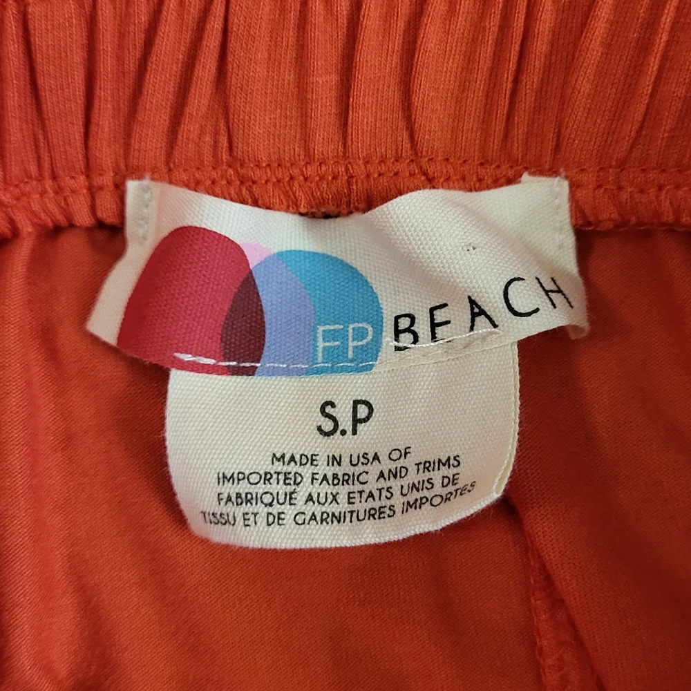 FREE PEOPLE Beach Ali Pant in Rust Orange Small